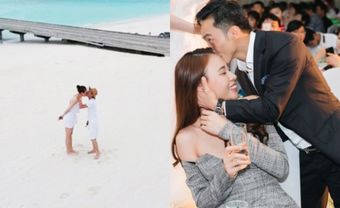 Cường Đô La bí mật cùng Đàm Thu Trang chụp ảnh cưới tại Maldives - Blog Marry