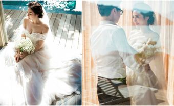 Váy chụp ảnh cưới lấy cảm hứng từ sương mai của Tú Anh - Blog Marry