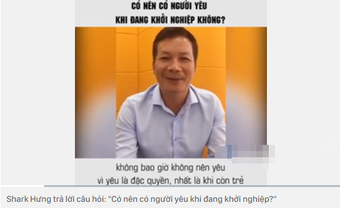 "Có nên yêu khi đang khởi nghiệp?" - Câu trả lời của Shark Hưng sẽ khiến bạn "giật mình" - Blog Marry