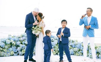 Diễn viên "Mùi ngò gai" tổ chức đám cưới hoành tráng ở bãi biển với chồng Tây - Blog Marry