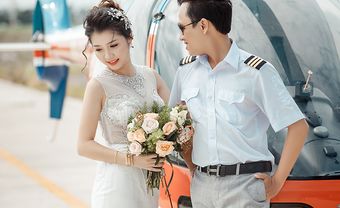 Ảnh cưới bên trực thăng của uyên ương yêu nhau nhờ mai mối - Blog Marry