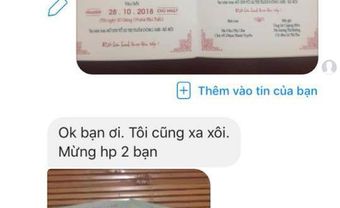 Nhận được thiệp mời cưới qua inbox, bạn cũ liền gửi tiền mừng bằng "ảnh minh họa" - Blog Marry