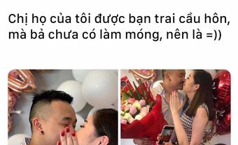 Chưa kịp làm móng đã được cầu hôn, cô gái mượn tạm bàn tay của em họ đeo nhẫn chụp ảnh cho sang! - Blog Marry