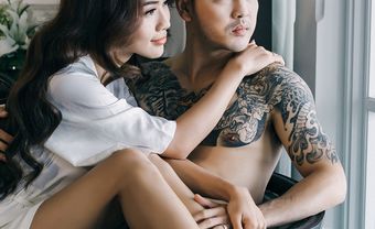 Ưng Hoàng Phúc bán nude, khoe body 6 múi trong bộ ảnh cưới trước ngày trọng đại với bà xã Kim Cương - Blog Marry