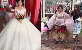 Cô dâu chú rể cười như mếu vì xem ngày lành tháng tốt nhưng trời cho bão số 2 - Blog Marry