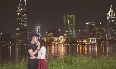 Trọn gói Album cưới ngoại cảnh Sài Gòn ngày và đêm - Hệ thống cửa hàng dịch vụ ngày cưới ALEN - Hình 11