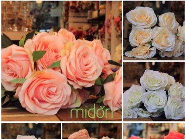 Hoa vải cao cấp - Midori Shop - Phụ kiện trang trí ngành cưới - Hình 7