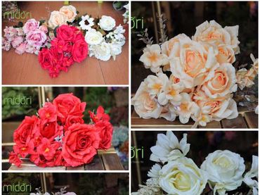 Hoa vải cao cấp - Midori Shop - Phụ kiện trang trí ngành cưới - Hình 12
