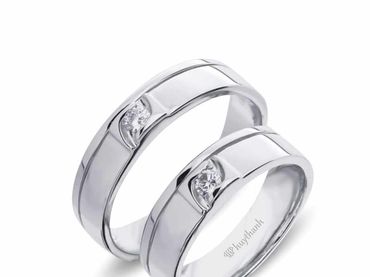 Nhẫn cưới Le Soleil NC 351 - Huy Thanh Jewelry - Hình 2
