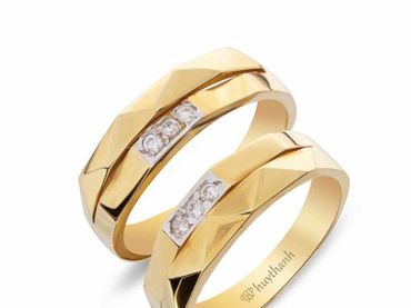 Nhẫn cưới Les Etoiles NC 350 - Huy Thanh Jewelry - Hình 3